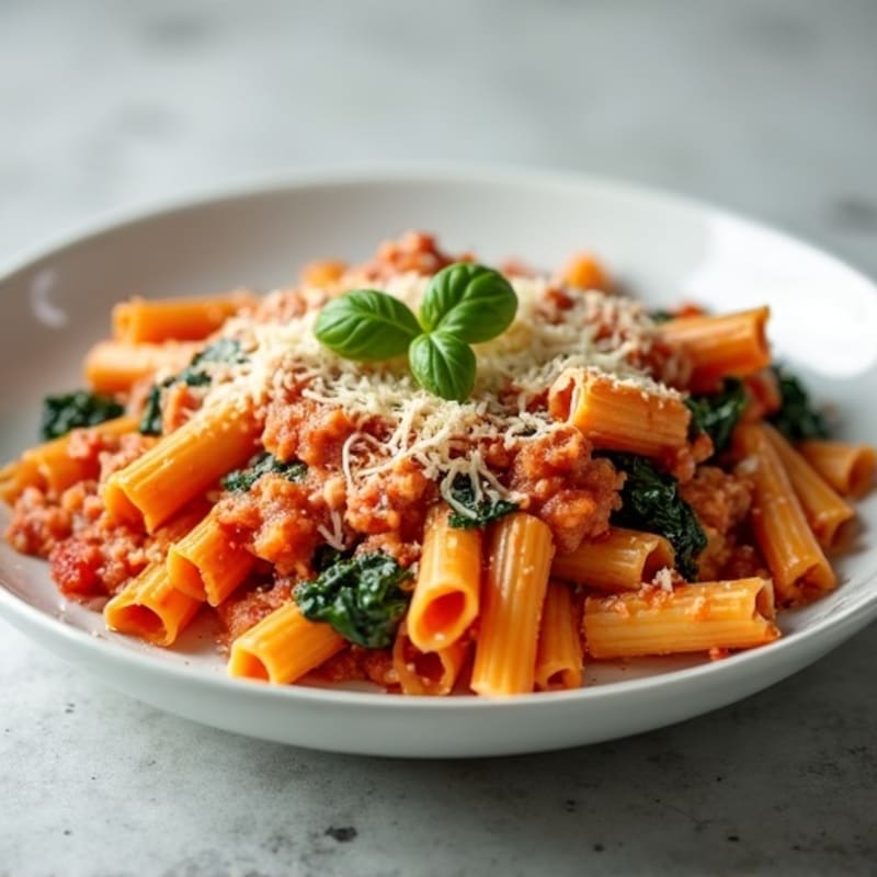 Creamy Lean Turkey and Ricotta Baked Ziti
