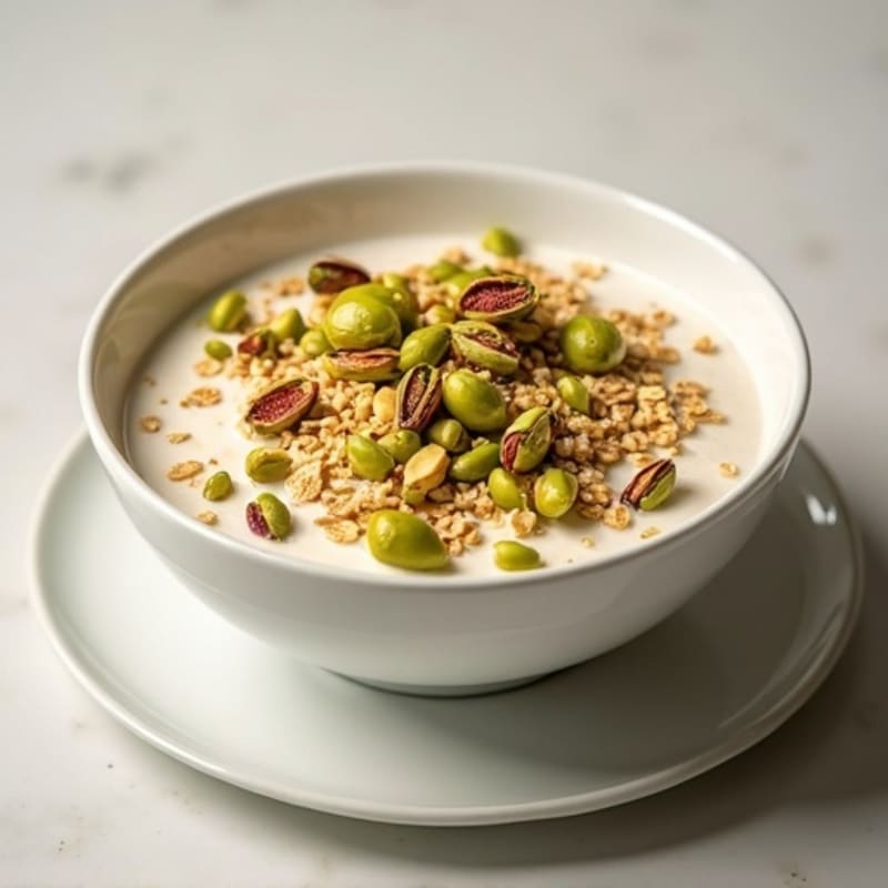Creamy Protein-Packed Pistachio Oats