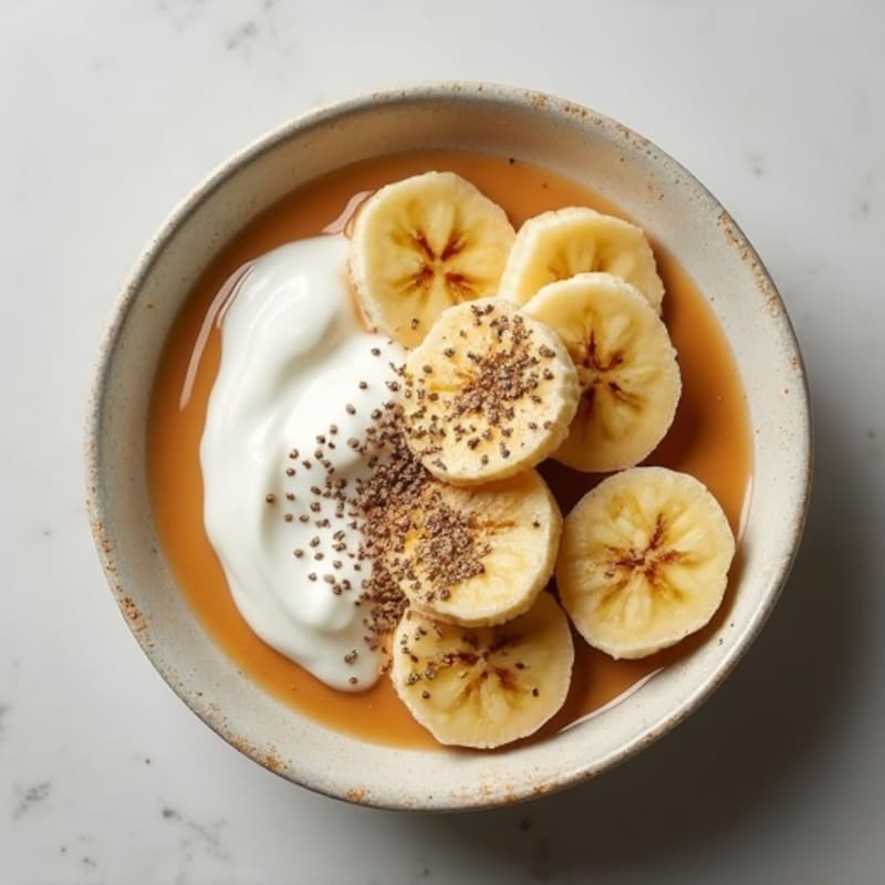 Banana with Creamy Almond Butter