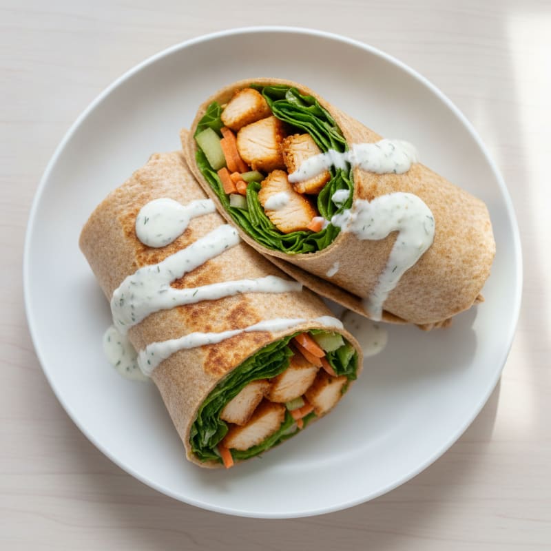 Buffalo Ranch Chicken Wrap