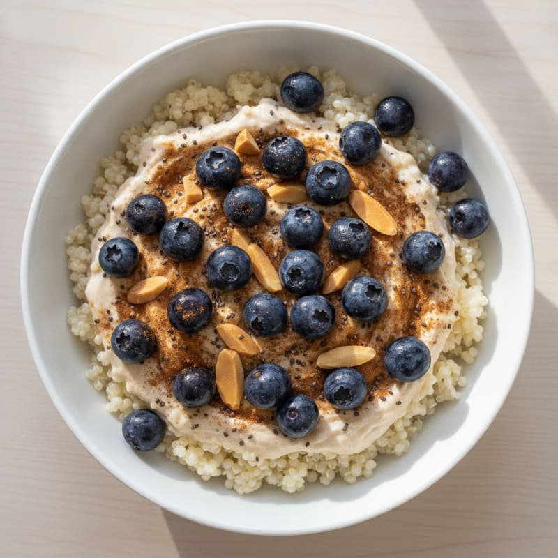 Berry Quinoa Power Bowl with Almonds