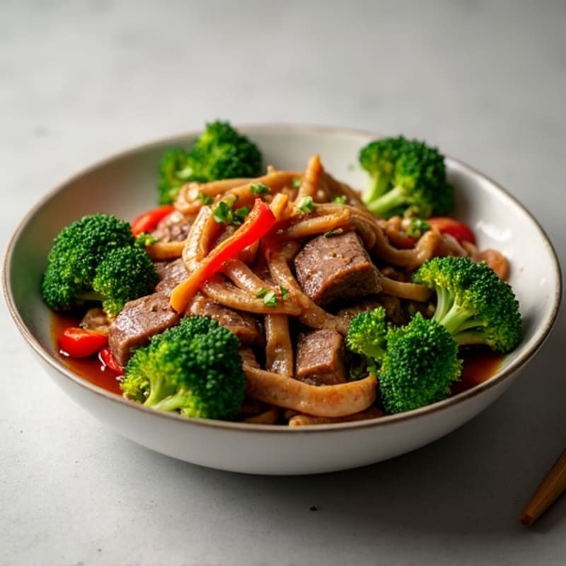 Garlic-Ginger Beef and Broccoli Stir-Fry