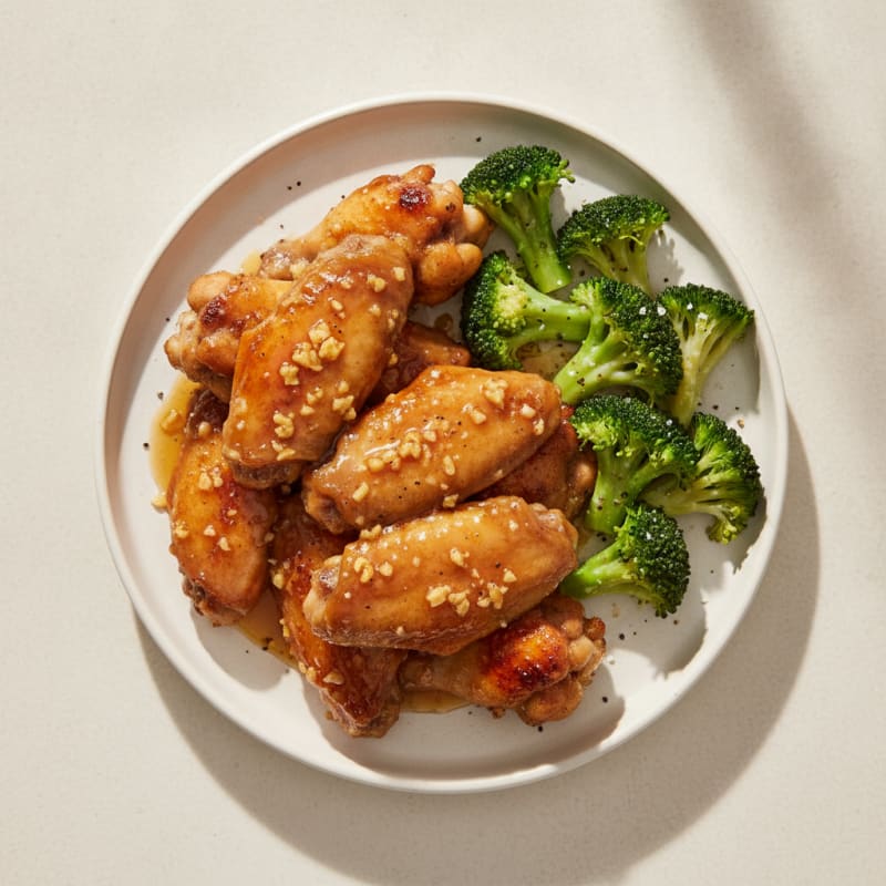 Honey-Garlic Glazed Chicken Wings