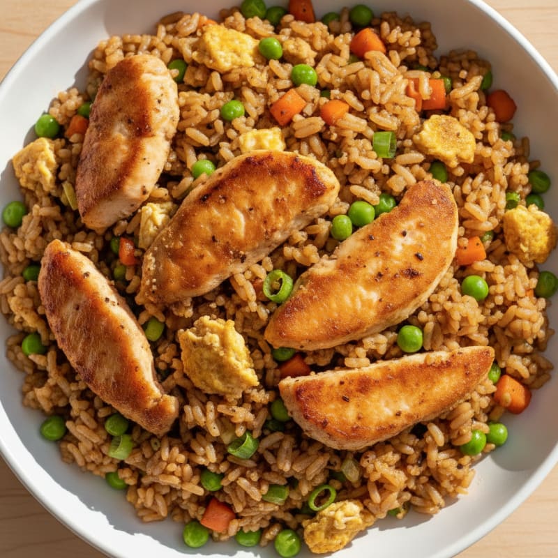 Chicken and Vegetable Fried Rice