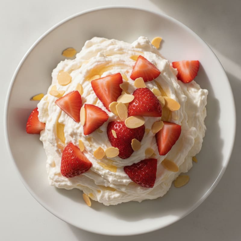 Greek Yogurt Protein Mousse with Berries