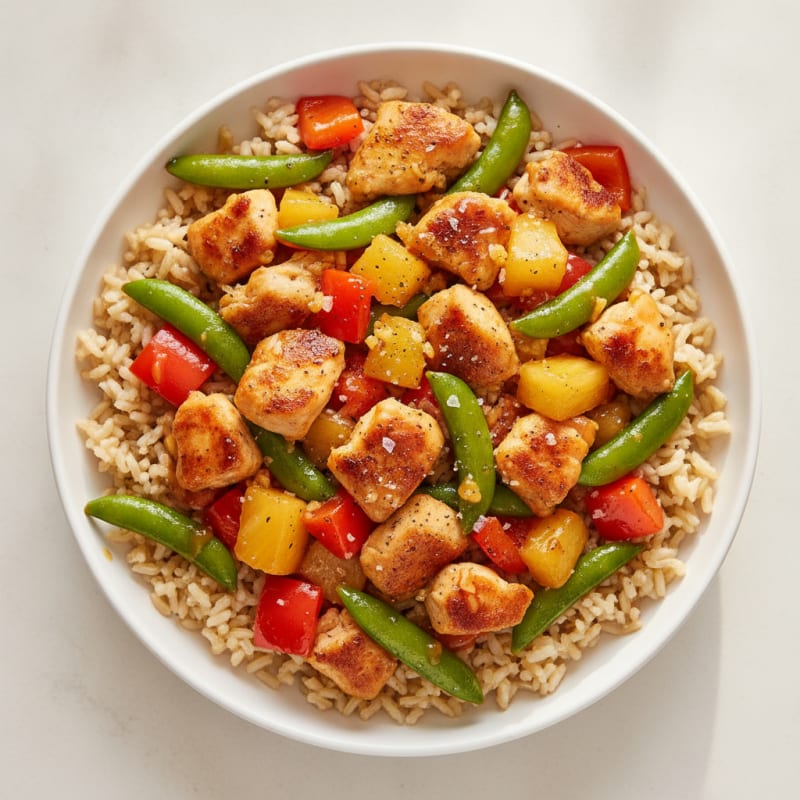 Sweet and Sour Chicken Stir-Fry
