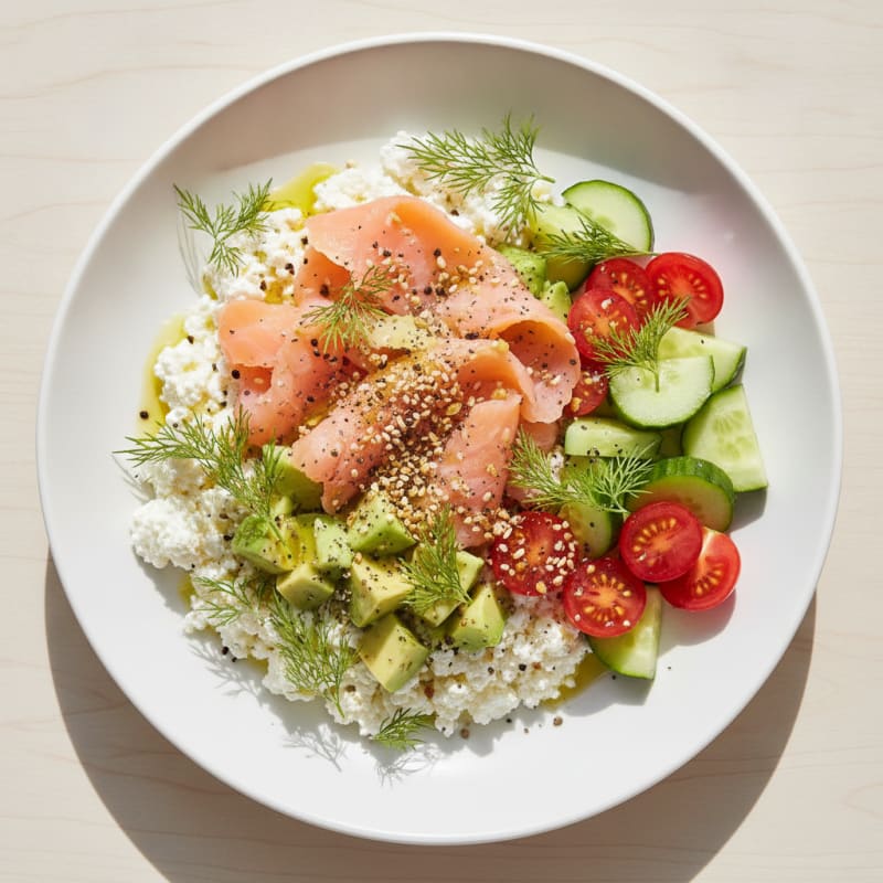 Savory Cottage Cheese Power Bowl