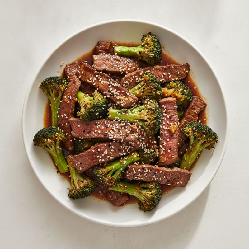 Sesame Beef and Broccoli Stir-Fry