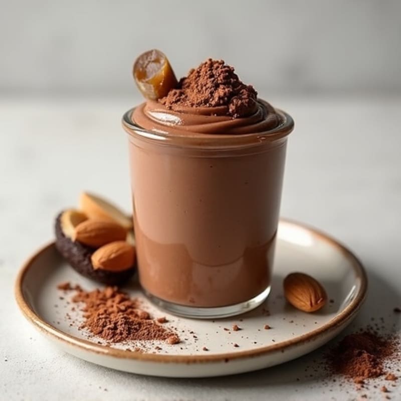 Silky Chocolate Protein Pudding with Greek Yogurt