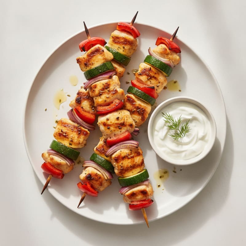 Chicken and Veggie Skewers