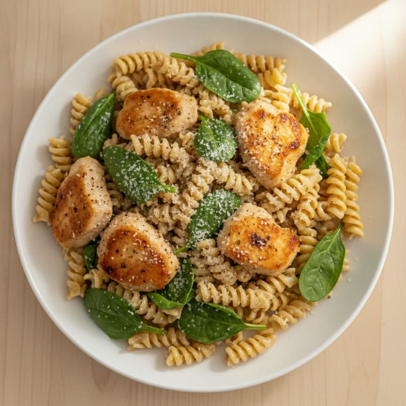 Garlic Parmesan Chicken Pasta