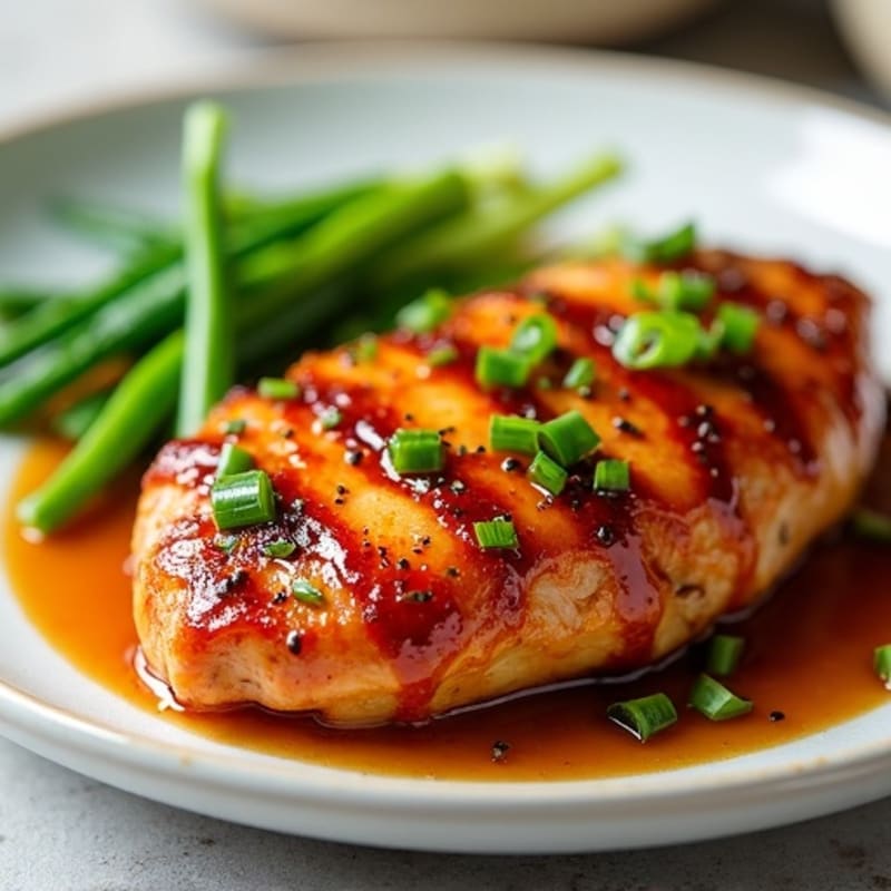 Sticky Ginger-Garlic Glazed Chicken