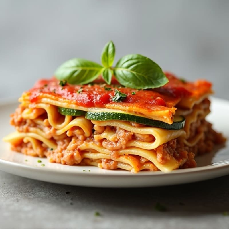 Protein-Packed Turkey and Zucchini Lasagna