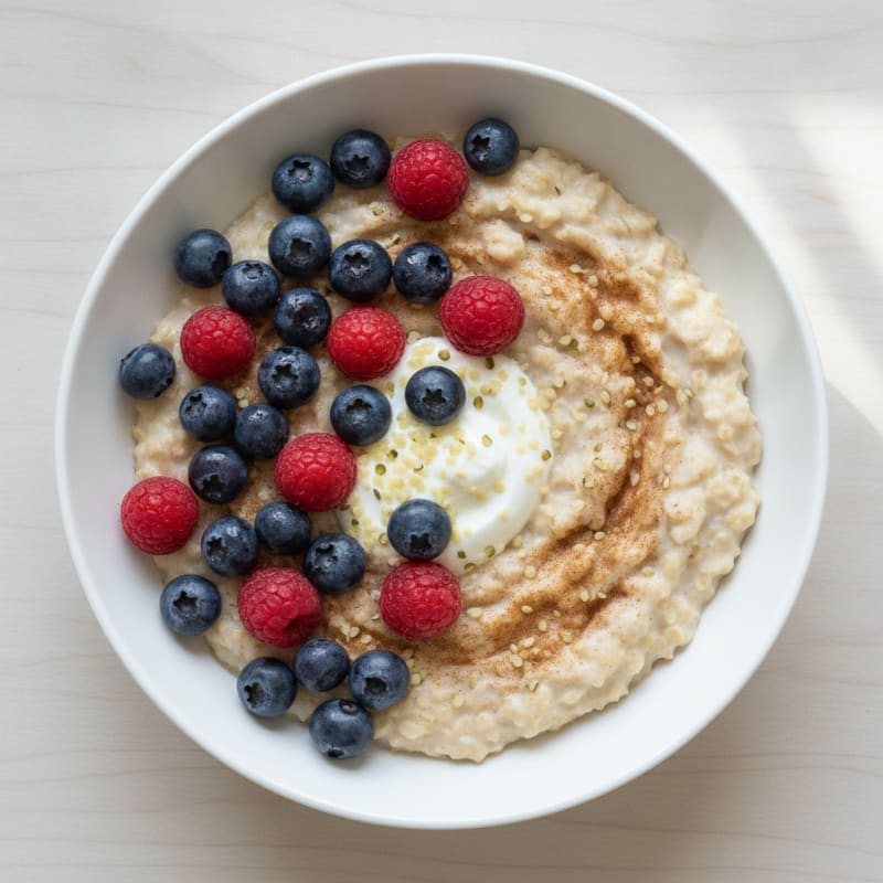 Hearty Berry Oatmeal Bowl