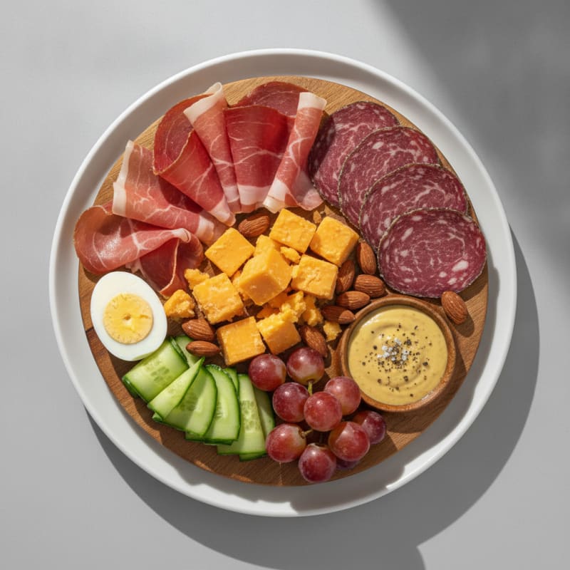 Artisan Charcuterie Board with Cured Meats