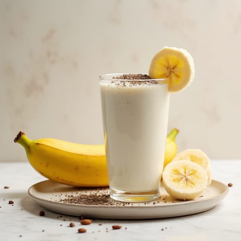 Greek Yogurt Protein Smoothie with Chia Seeds