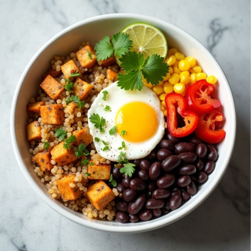 Southwest Lime Quinoa Bowl with Black Beans