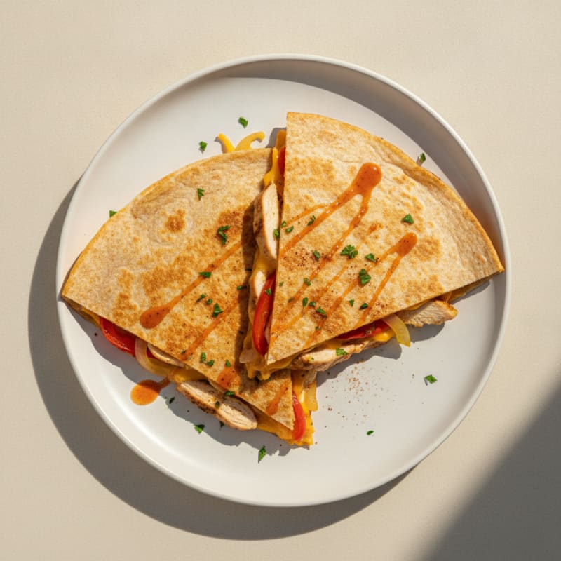 Chicken and Cheese Quesadillas