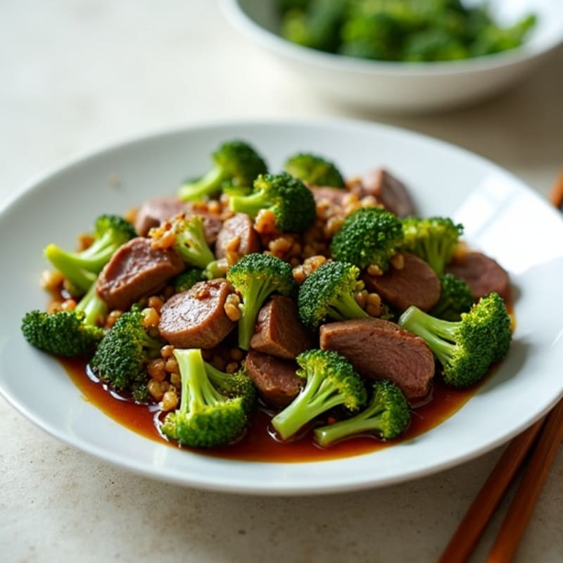 Garlic-Ginger Beef and Broccoli Stir-Fry