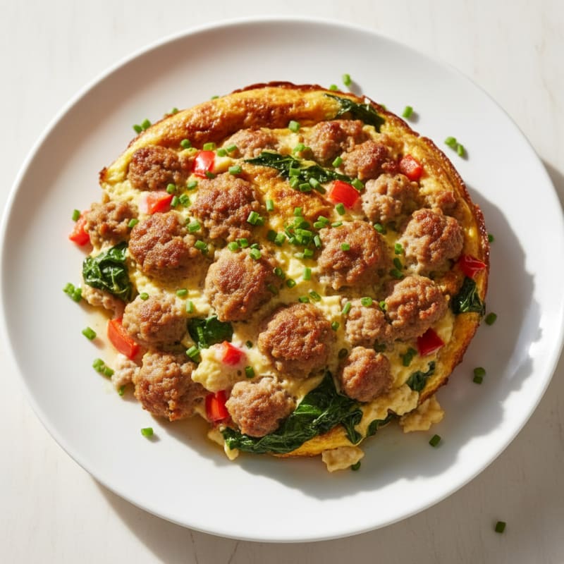 Creamy Sausage and Egg Bake