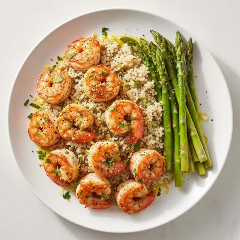 Zesty Garlic-Herb Roasted Shrimp