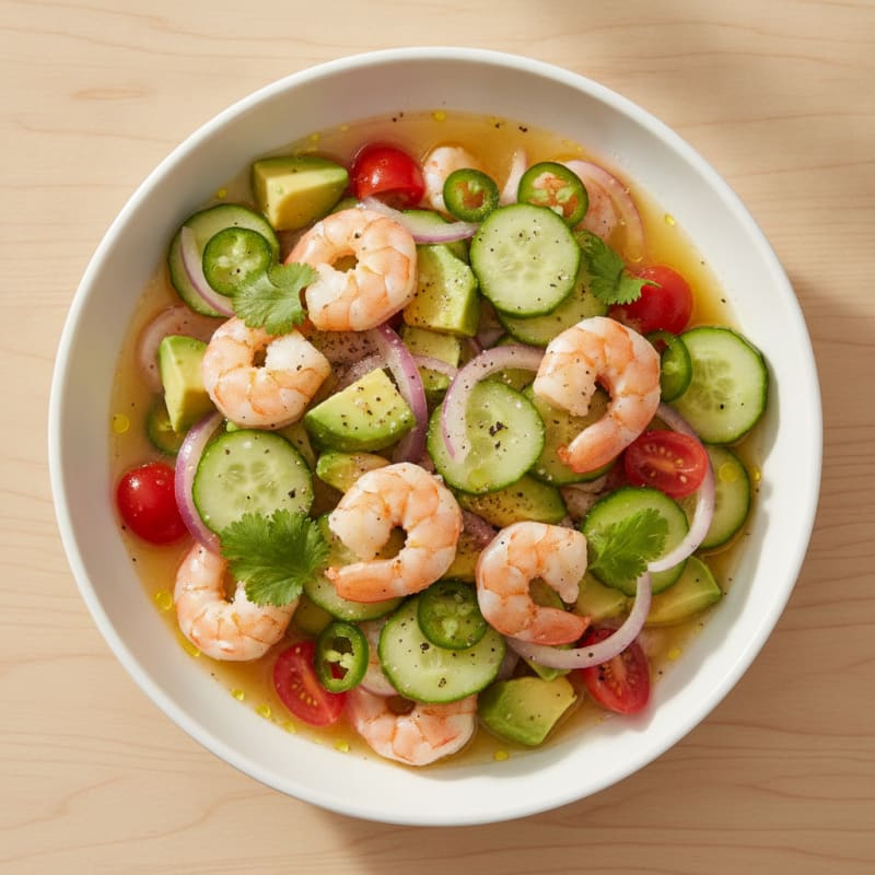 Citrus Shrimp and Avocado Ceviche