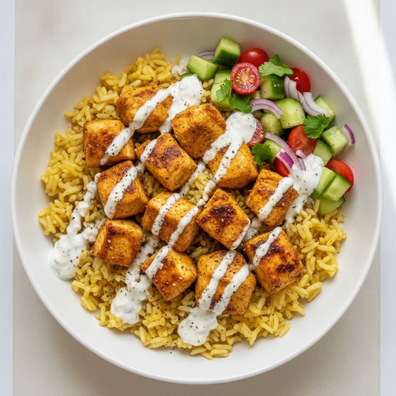 Chicken Shawarma Rice Bowl