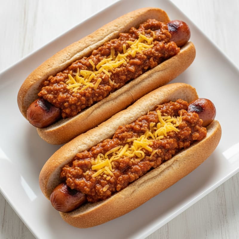 Classic Chili Cheese Hot Dogs