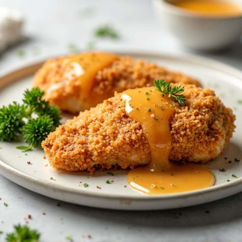 Crispy Baked Honey-Garlic Chicken