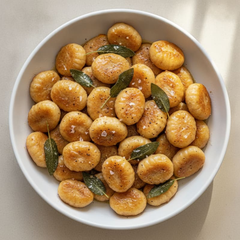 Ricotta Gnocchi with Sage Butter Sauce