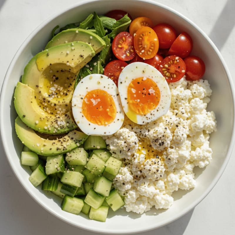 Savory Cottage Cheese Power Bowl