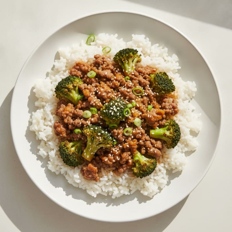 Ground Beef and Rice Lunch Box