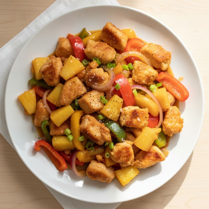 Sweet and Sour Chicken Stir-Fry