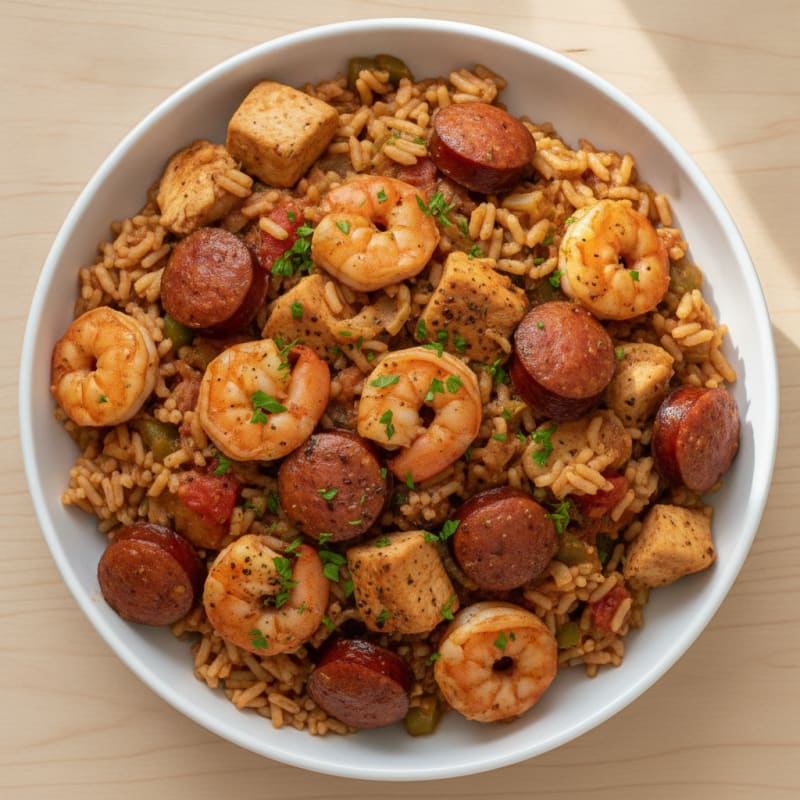 Creole Jambalaya with Andouille Sausage