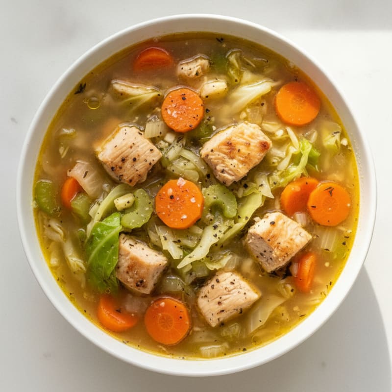 Hearty Chicken and Cabbage Soup