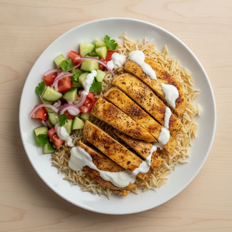 Chicken Shawarma Rice Bowl
