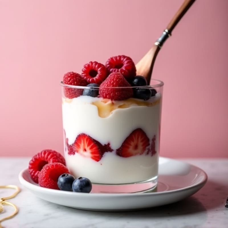 Creamy Greek Yogurt Protein Parfait with Berries