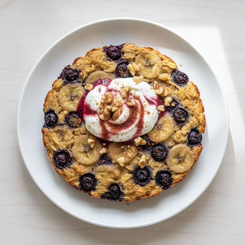 Berry Banana Baked Oatmeal