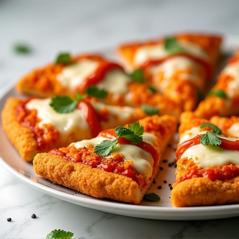 Crispy Buffalo Chicken Cauliflower Crust Pizza