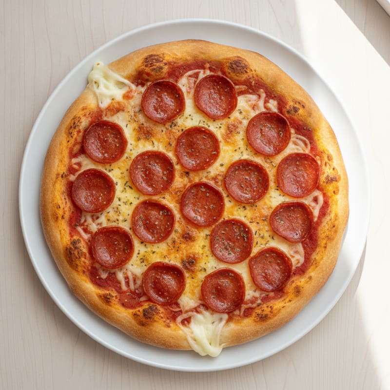 Stuffed Crust Pepperoni Pizza