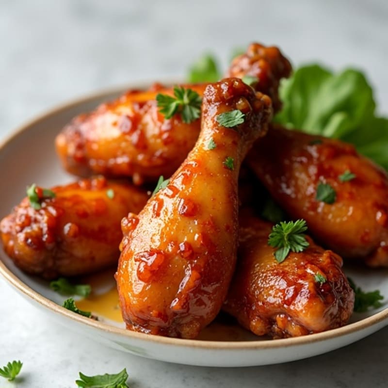 Sticky Honey Roasted Chicken Wings