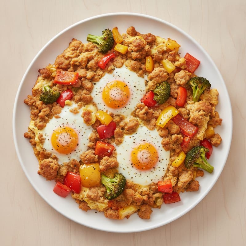 Sheet Pan Eggs and Roasted Vegetables
