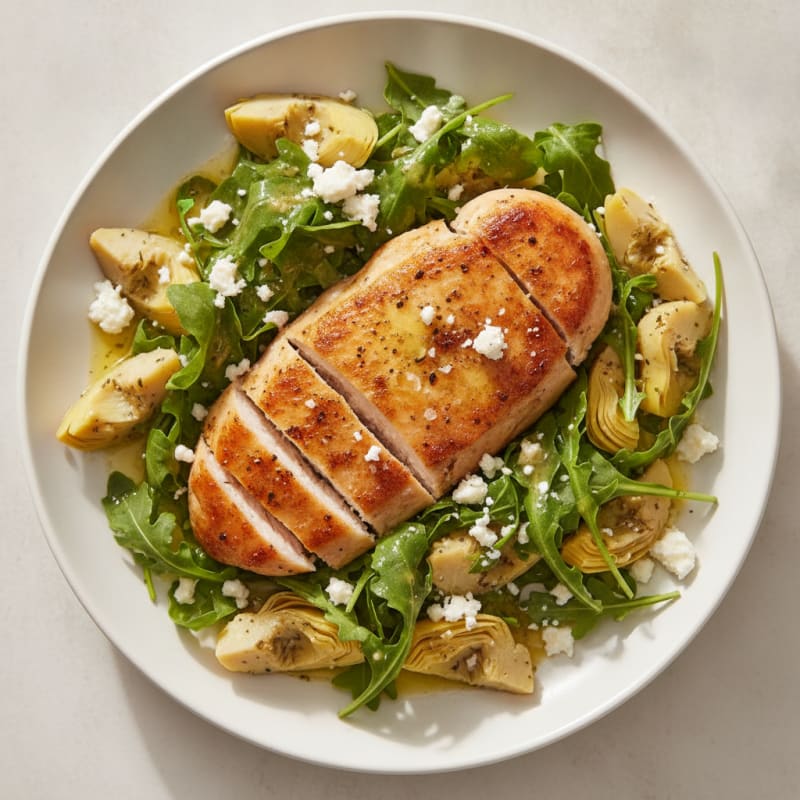 Marinated Artichoke Hearts with Lemon-Herb Dressing