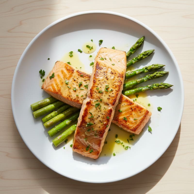 Golden Lemon-Herb Grilled Salmon