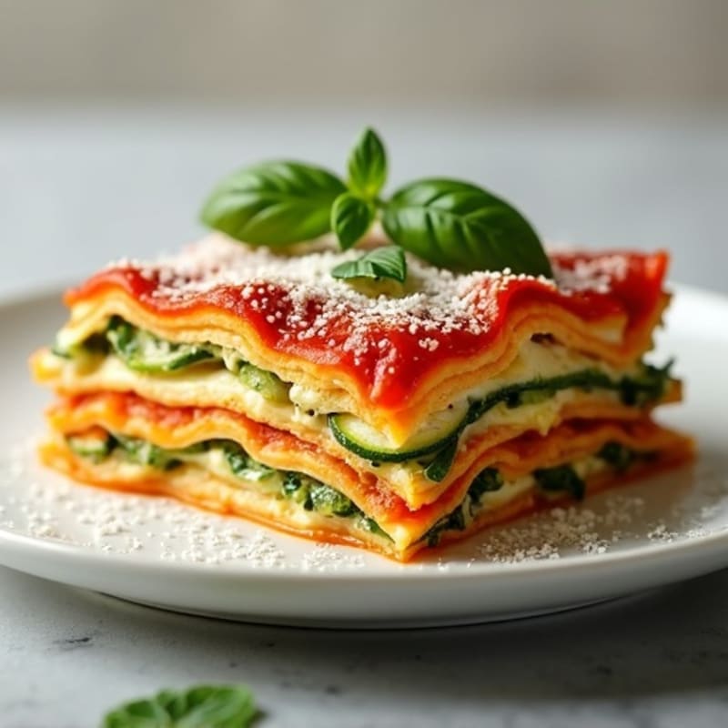 Zucchini Ricotta Lasagna with Fresh Herbs