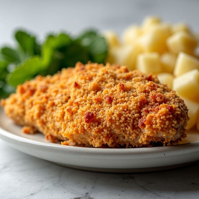 Crispy Oven-Baked Almond-Crusted Chicken
