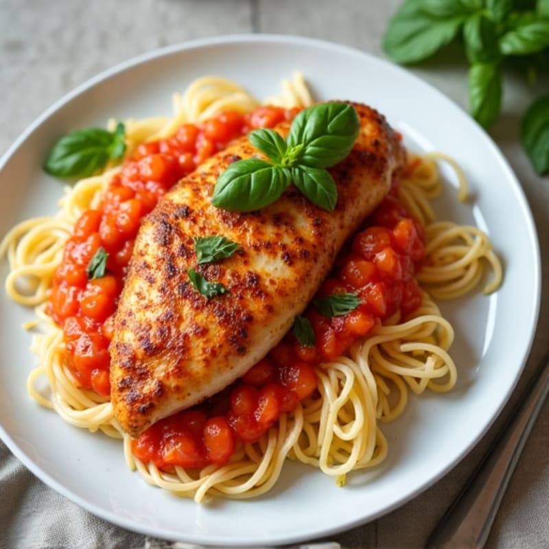 Healthy Spiced Chicken with Creamy Tomato Sauce