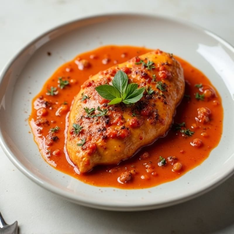 Spiced Chicken with Creamy Tomato Sauce