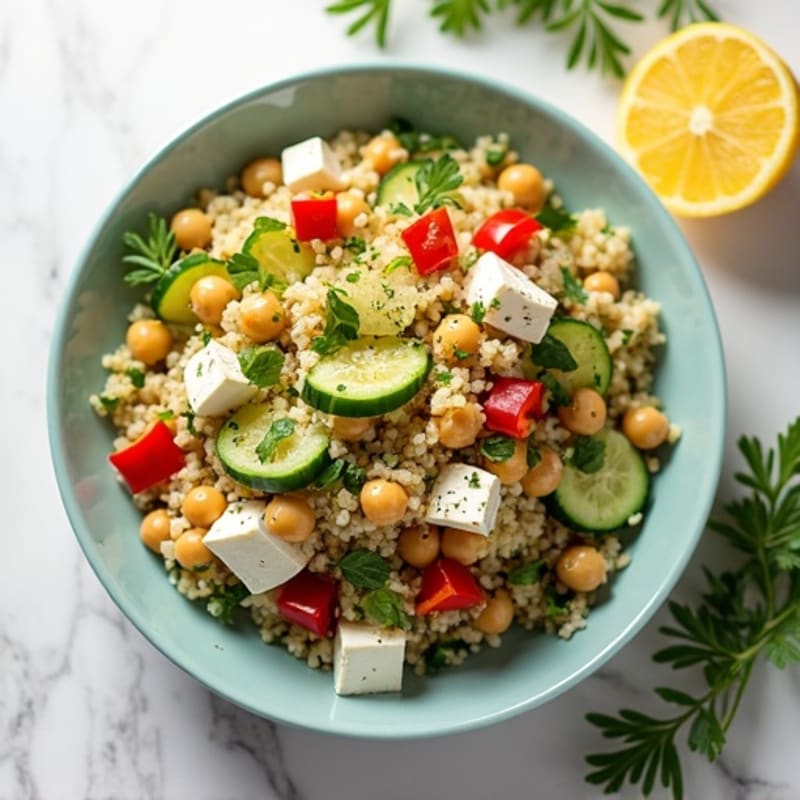 Chickpea and Quinoa Salad with Fresh Herbs