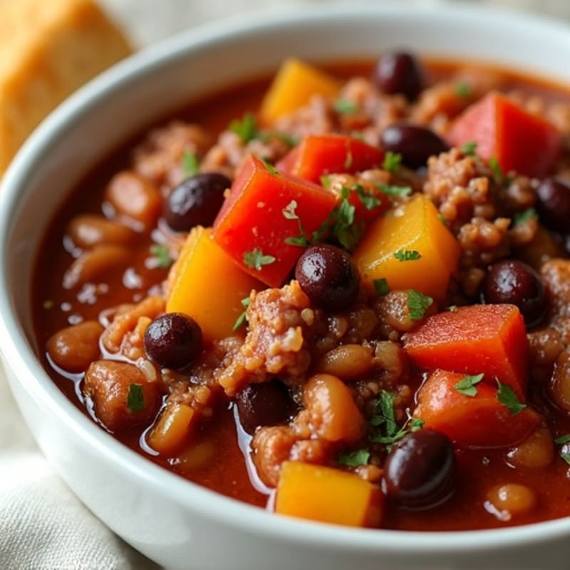 Hearty Slow Cooker Lean Beef Chili